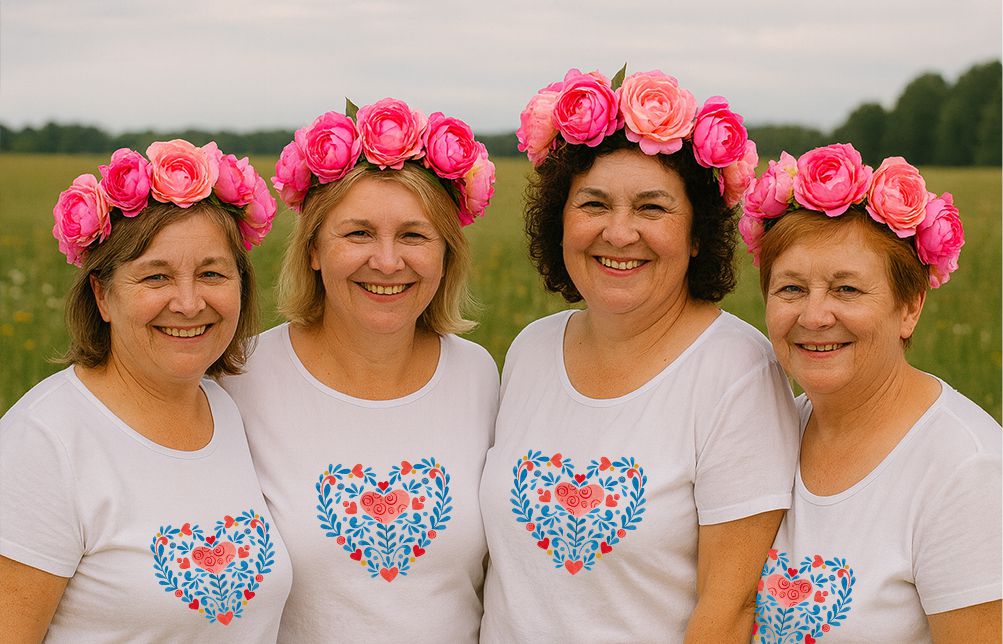 wianek i koszulka dla KGW