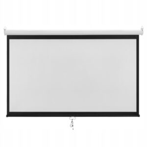 Ekran do rzutnika 220cm zwijany ręcznie dla KGW