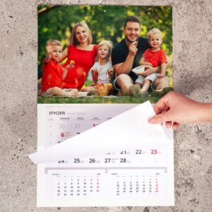Kalendarz ścienny jednodzielny 1 zdjęcie dla KGW