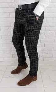Eleganckie spodnie w kratę dopasowane dla KGW - obrazek 3
