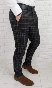 Eleganckie spodnie w kratę dopasowane dla KGW - obrazek 2