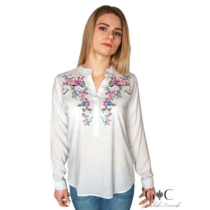 Koszula z kwiecistym haftem dla KGW