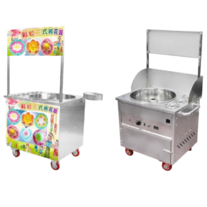 Maszyna do waty cukrowej duża na kółkach