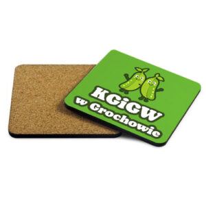 Podkładka kwadratowa pod kubek z logo dla KGW