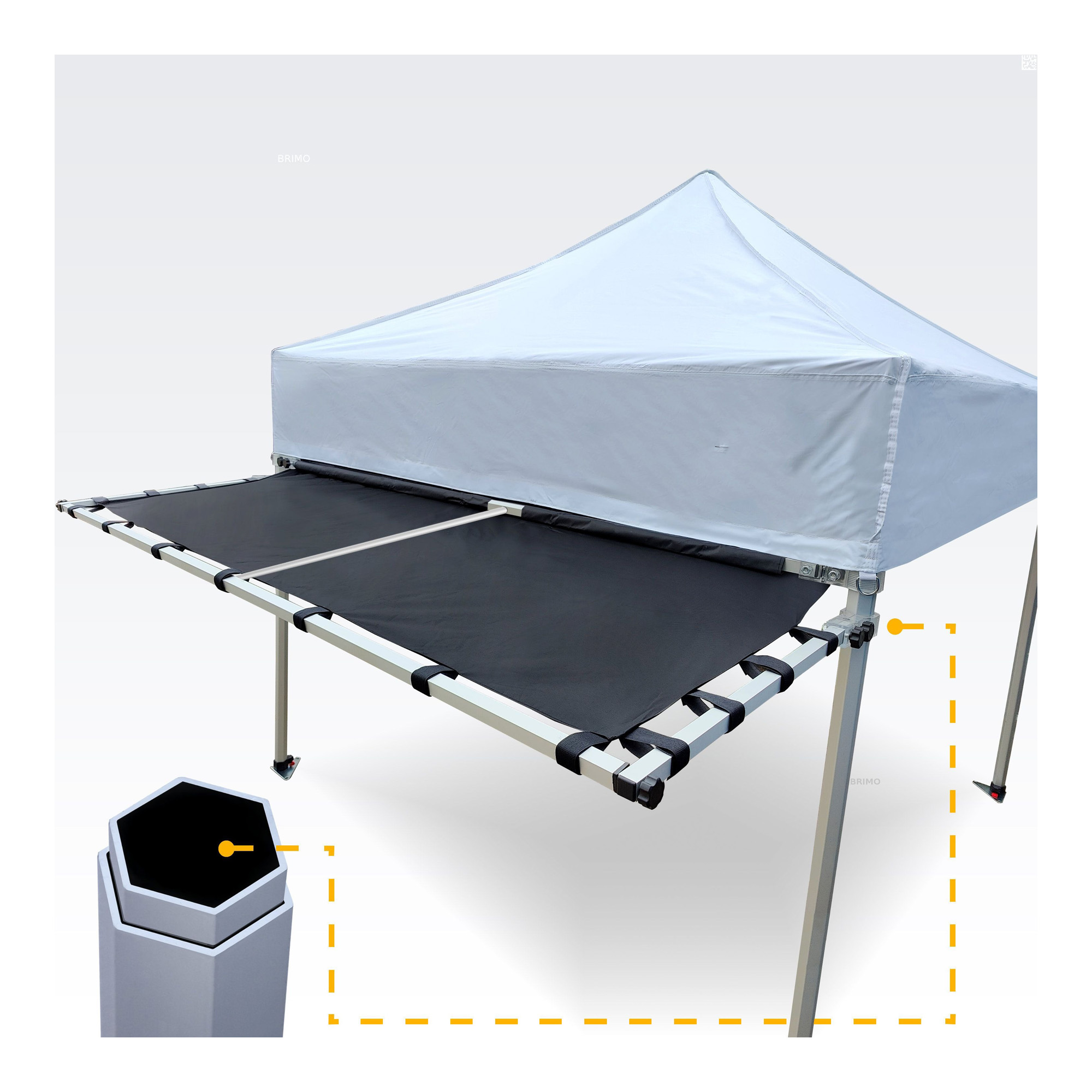 Przedłużenie dachu do namiotu - dodatkowy daszek - obrazek 2