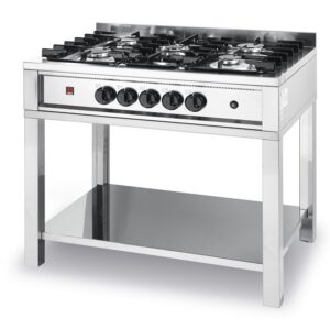 Kuchnia gazowa na podstawie otwartej dla KGW