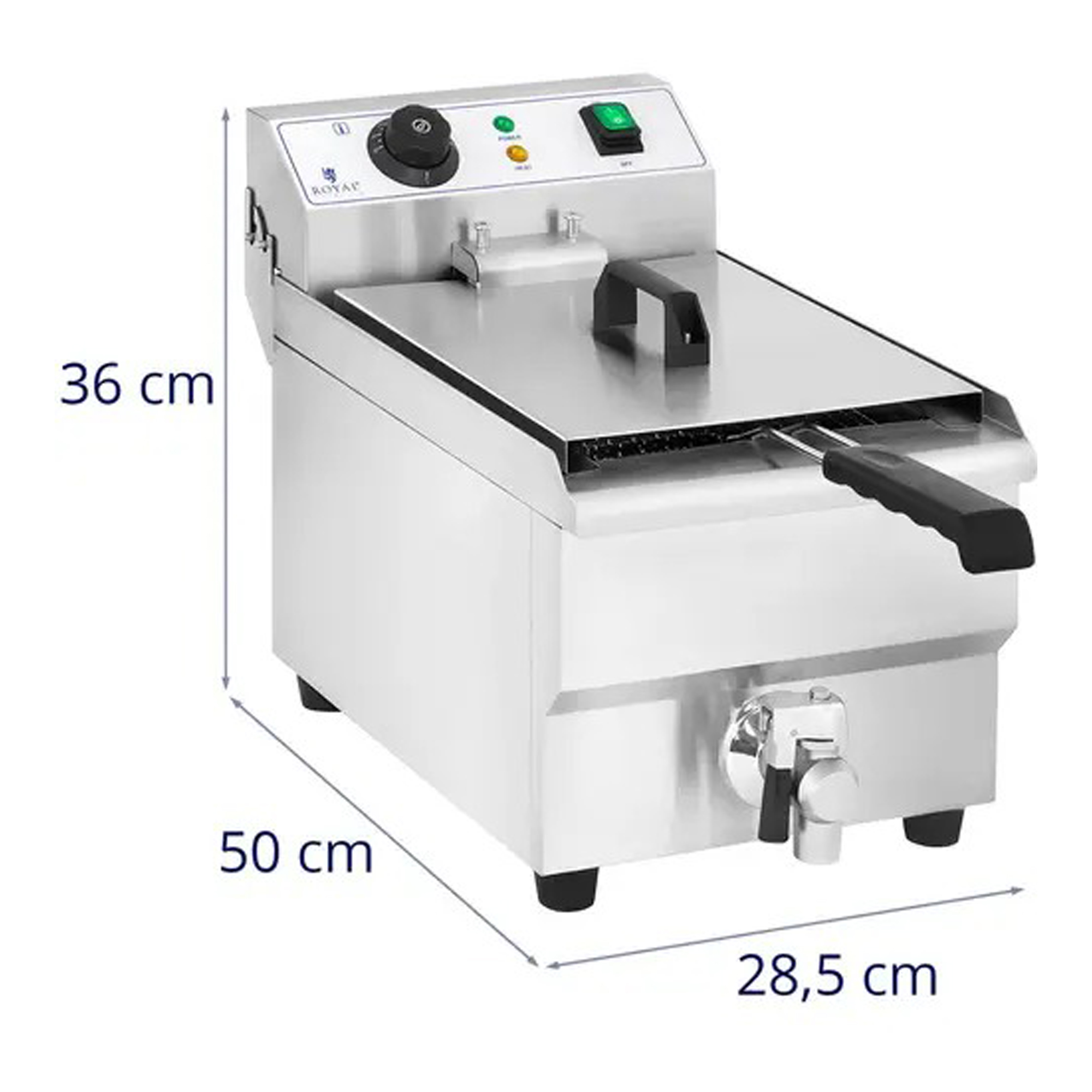 Frytkownica olejowa z kranikiem dla KGW - obrazek 5
