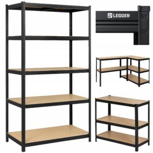 Regał głęboki 40cm metalowy magazynowy udżwig 1t