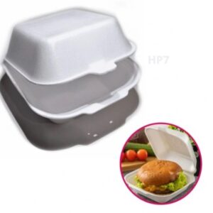 Styropianowy pojemnik zamykany 13x7cm 50sztuk