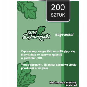 Ulotki jednostronne A5 zestaw 200sztuk dla KGW