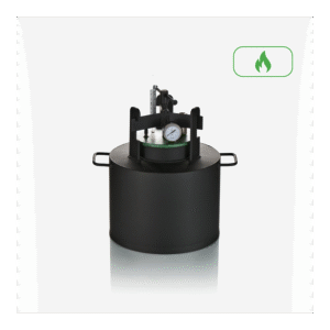 Gazowy czarny autoklaw CE-8 na 8 słoików dla KGW
