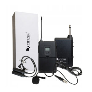 Mikrofon bezprzewodowy krawatowy zasięg do 15m