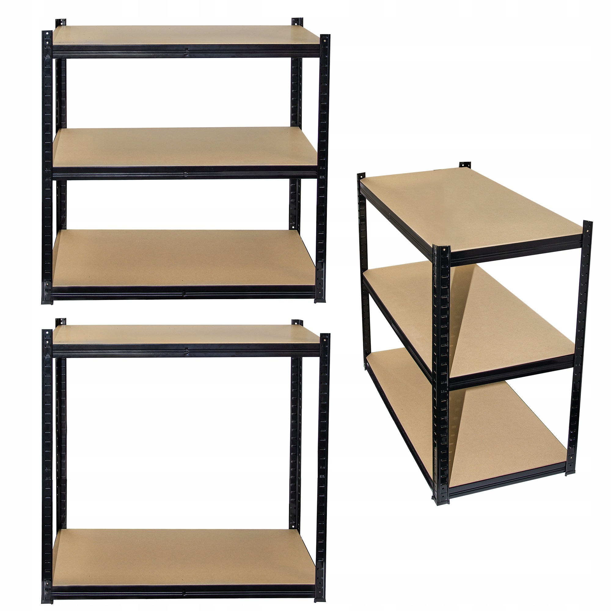 Szeroki regał magazynowy 220x110x45cm dla KGW - obrazek 7