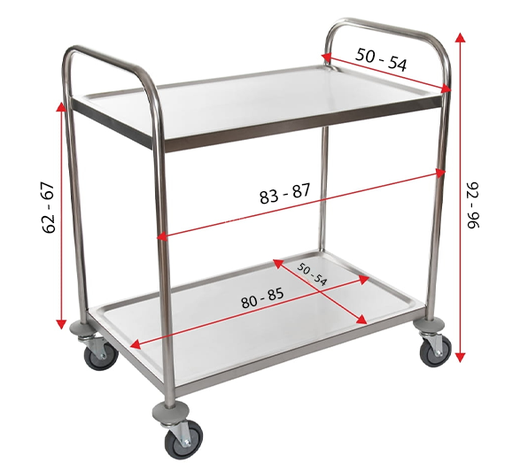 falbana na wózek cateringowy SKIRTING 85cm KGW - obrazek 2