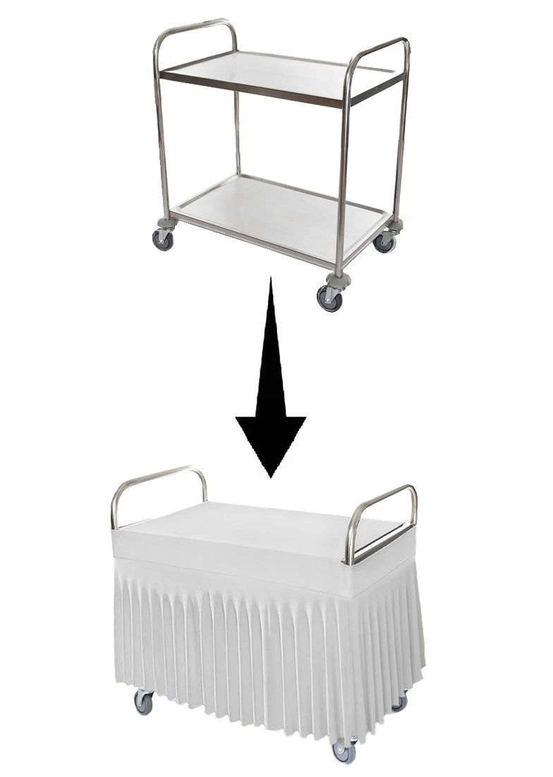 falbana na wózek cateringowy SKIRTING 85cm KGW - obrazek 4