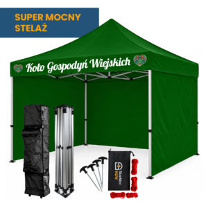 Premium namiot dla KGW rozmiary 3x3m 3x4,5m 3x6m