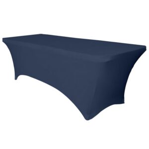 pokrowiec na stół prostokątny 180 cm granatowy