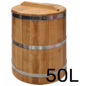 Beczka dębowa do kapusty duża 50 l dla KGW