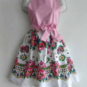 Fartuszek bawełniany jak sukienka dla KGW