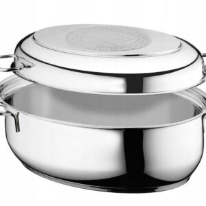 Duża brytfanka gęsiarka stal nierdzewna dla KGW 34cm 5,6l