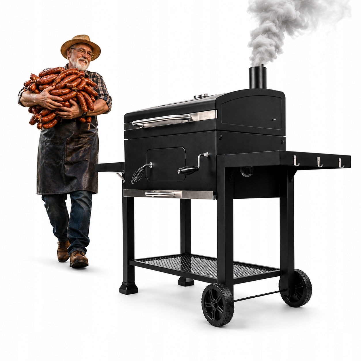Grill weglowy Riwall 80 XXL dla KGW