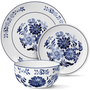 Serwis obiadowy porcelanowy Sintra 12 el. w kwiaty dla KGW