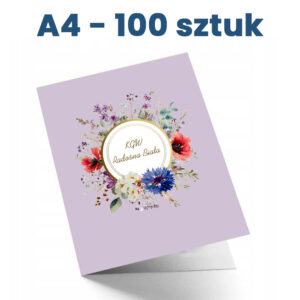 Teczki ofertowe sztywny karton 300g 100 szt dla KGW
