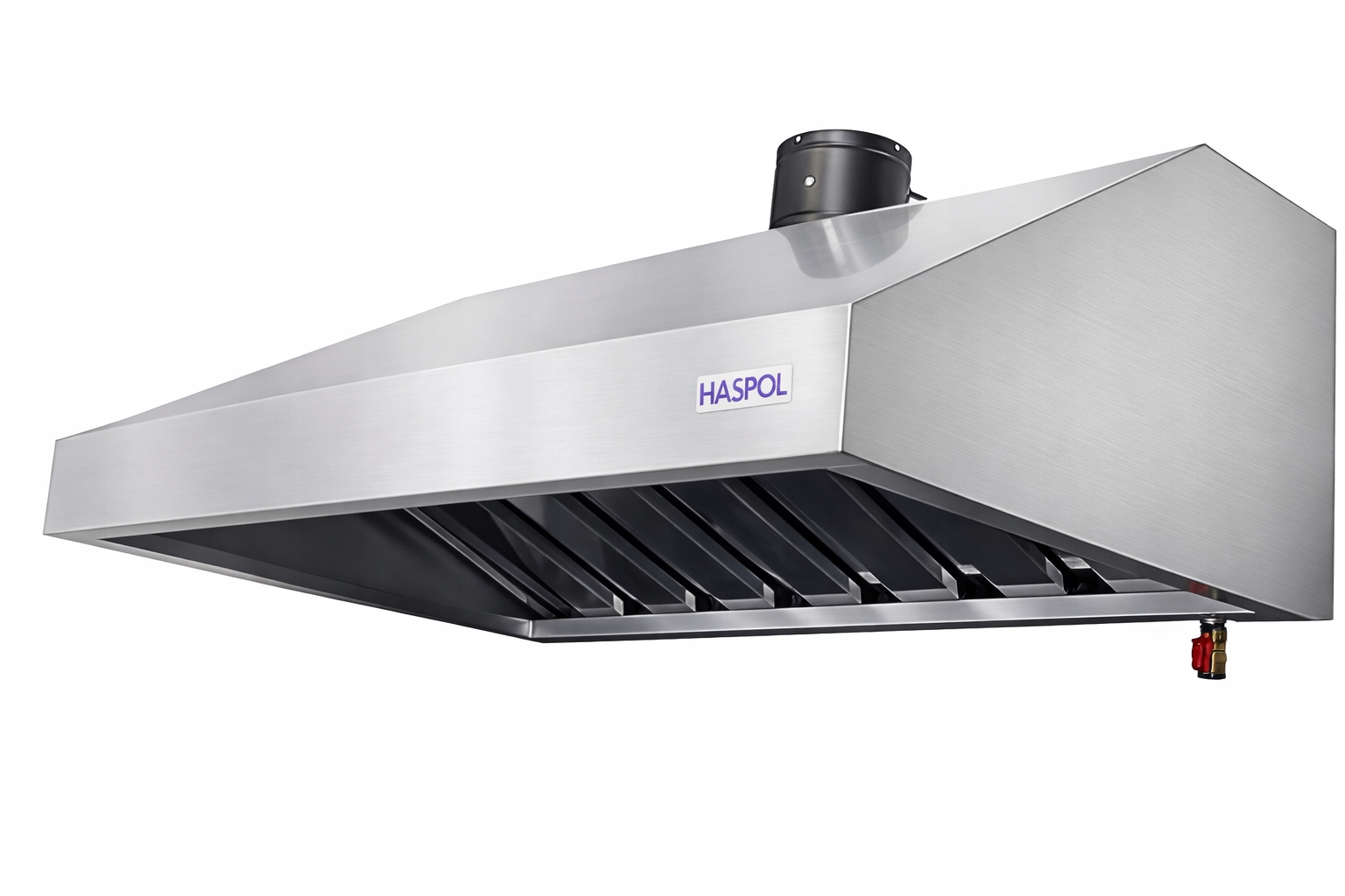 Okap gastronomiczny Haspol 100x70 cm z wentylatorem dla KGW