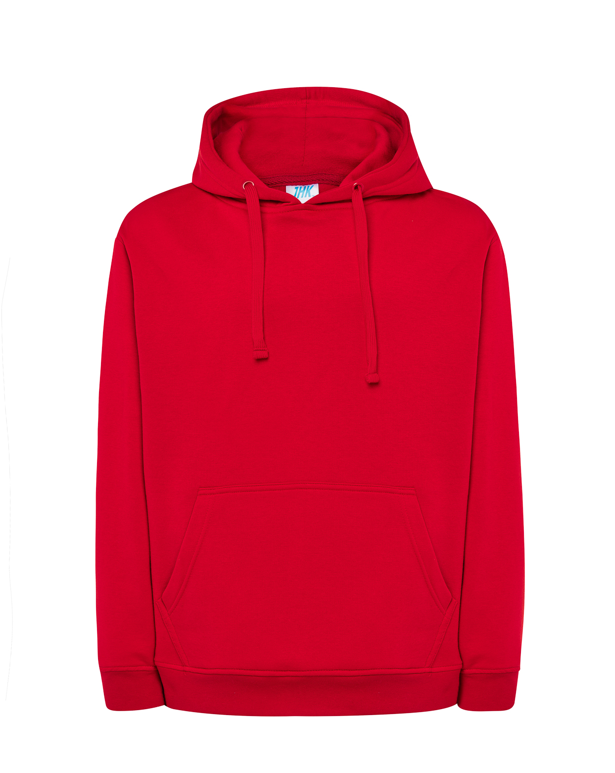 Bluza z kapturem z nadrukiem dla OSP czerwony (JHK SWRA KNG RD)