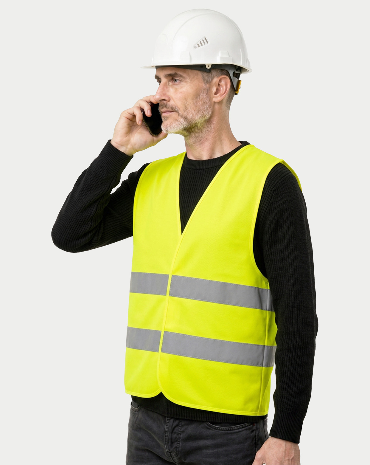 Kamizelka odblaskowa z nadrukiem dla OSP i MDP żółta (JHK JSV2501 SYF)