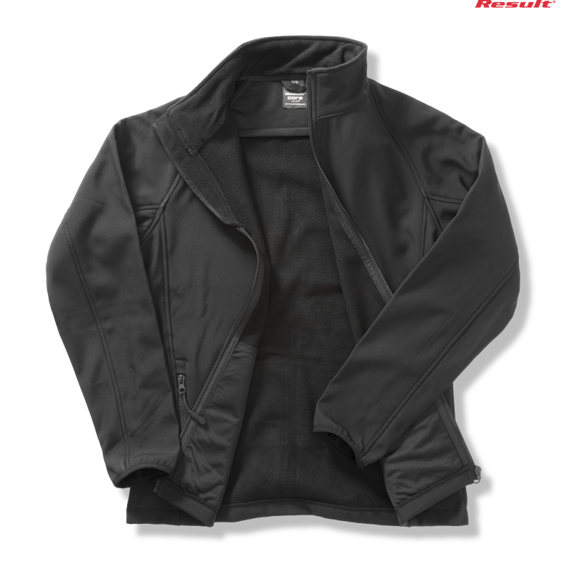 Softshell z nadrukiem dla OSP czarny (Result R231M)